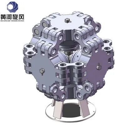 Huanghe Whirlwind Six Cylinder Synthetic Diamond Hydraulic Cubic Press  Diamond press