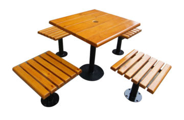 garden benches and tables