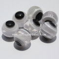 Mixed Color Evil Eye Striped Round Resin Spacer Beads For Jewelry Charm