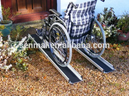 Aluminium telescopic wheelchair ramps scooter ramp