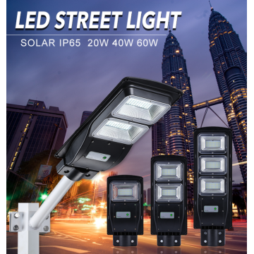 Solar street light for track and field