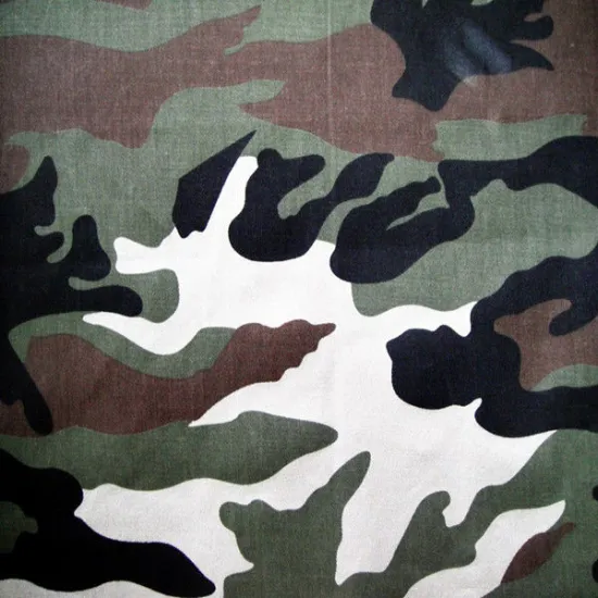 cotton camo fabric for garment