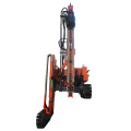 Crawler mounted solar Sliding pile driver