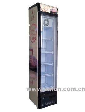 Fan cooling vertical freezer, frost-free freezer
