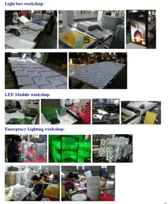 LED flashing screen light box