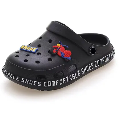 2022 Summer New Hole Shoes: Men's Beach Sandals & Women's Flat Garden Shoes