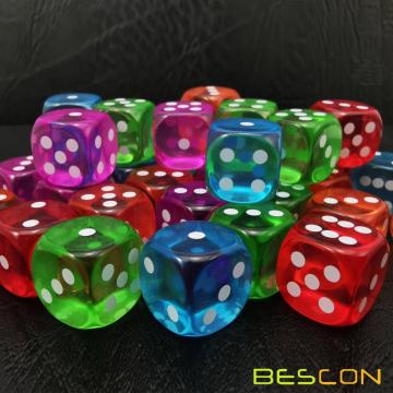 14.5MM Printing Precision Dice Translucent Purple 0.57inch