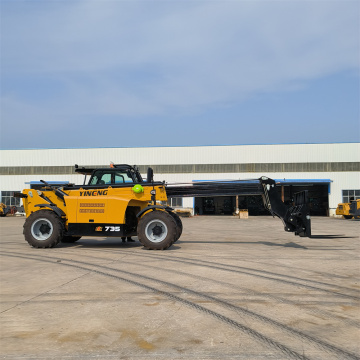 3ton 7m Telehandler Semua Terraintelescopic Loader 4X4 Kemudi Empat Roda Teleskopik Forklift Telecope Handler