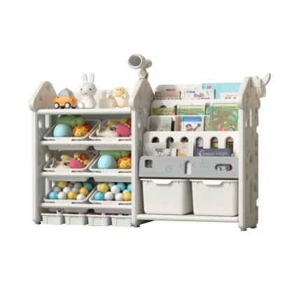 Hot Sale Corner Cupboard Plastic Toys Storage Boxes & Bins