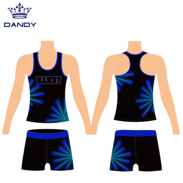 Custom college cheer workout costume