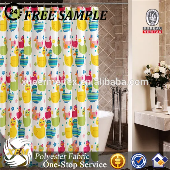 High quality shower curtain fabric Water resistant