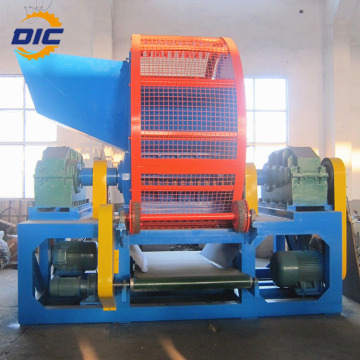 Waste Tyre Double Shaft Shredder Shredding Machine