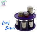 Organizador de cocina 2 Tier Lazy Susan giratoria giratoria