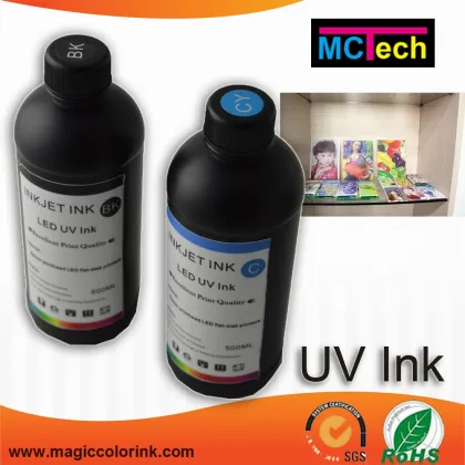 Alibaba best sellers Factory CMYK White and Varnish uv ink for mutoh valuejet 426uf flated printer