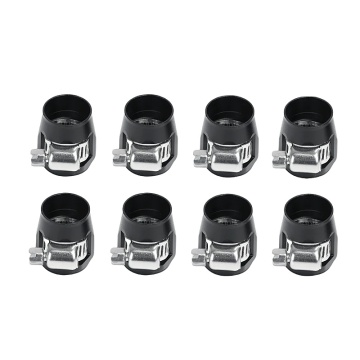 HEX-6 Design S AN6 Aluminum Fuel Hose Clamps