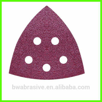 palm form 5 holes sandpaper disc