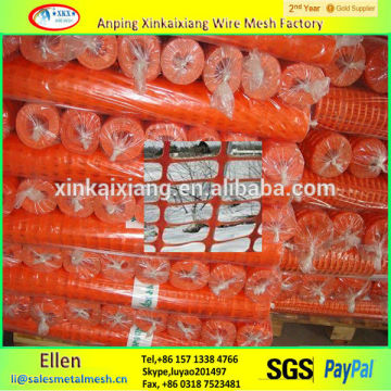 Hot sale! Orange plastic protected net/plastic protect alert net used in Ski Field