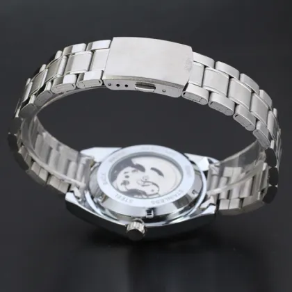 mininalist men watch automatich movement mechanical watch