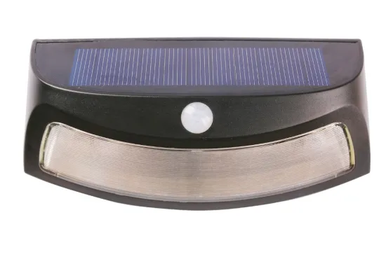 Smiling Face 8 LED Outdoor Solar Powerd motion sensor wall light