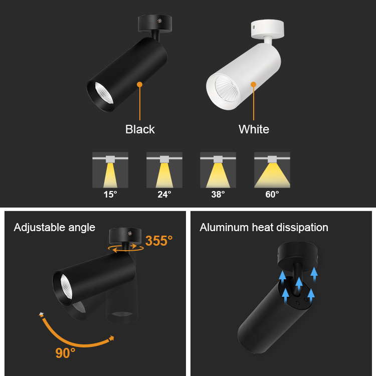 hanging track light