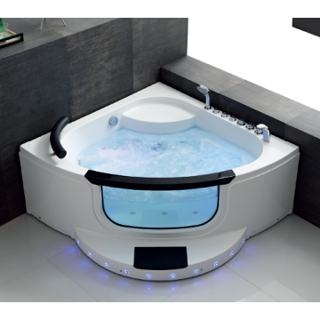 Terapia de agua hidráulica Bañera de masaje de lujo con hermosas luces