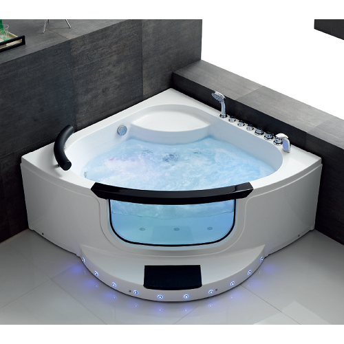 Baignoire de massage de luxe de thérapie hydroétique avec de belles lumières