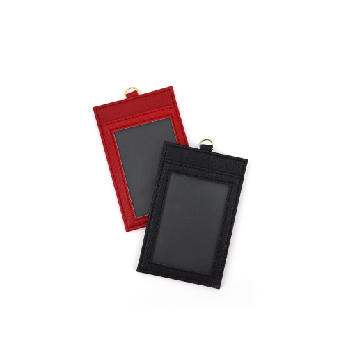 High Quality Custom Leather ID Card Badge Holder