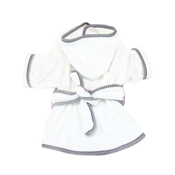 Peignoir à capuche à coton doux de luxe