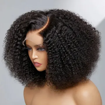 HD Lace Frontal Wig: 13x4 & 13x6 Kinky Curly Human Hair for Black Women