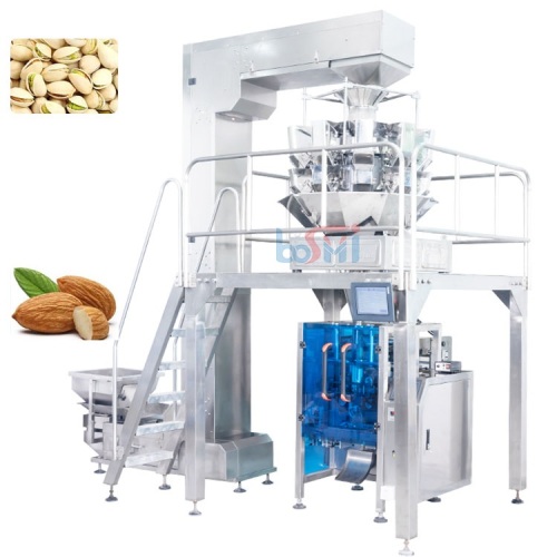 Vertical Multihead Weigher for Melon Seeds and Nut Packaging Machinery