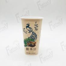 125ml PP material plastic milk yogurt packaging cup