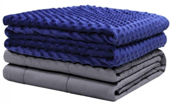 15/20 lbs Soft Minky Dot Weighted Gravity Blanket