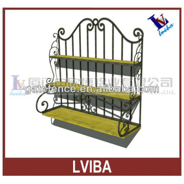 High durable home wall mount metal shelf