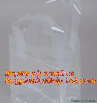 Customizable wedding gift bags with handles die cut plastic party gift bags, Clear Plastic Carrier Bags Party gift bags/gift bag
