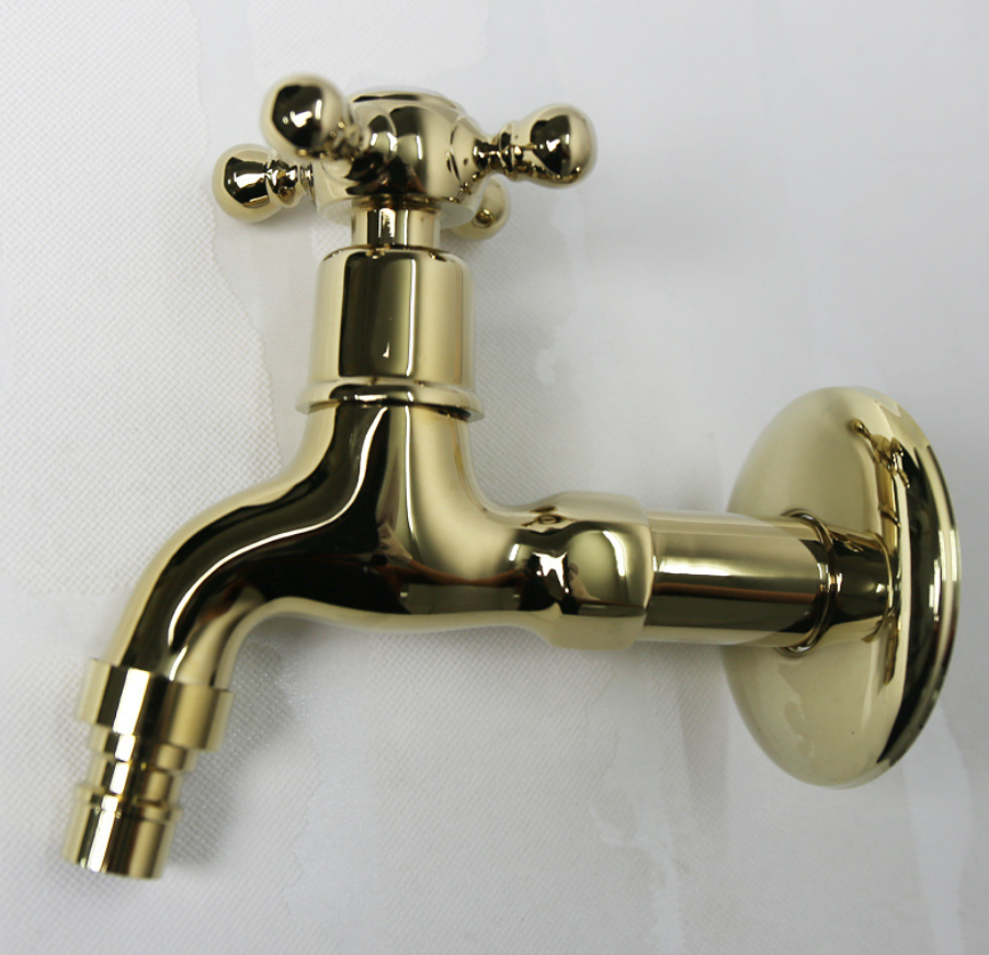 크로스 핸들 크롬 도금 컨템포러리 워시 싱크 믹서 황동 탭 분지 기둥 퀵 오픈