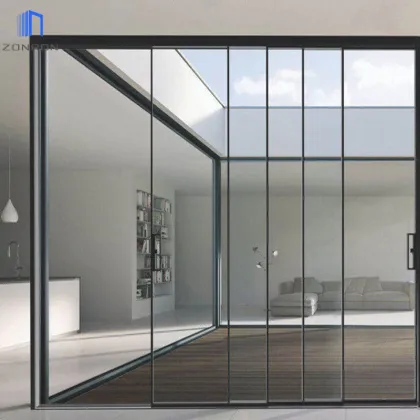 Customized Aluminum Sliding Doors and Windows: Zonron Factory's Large Glass Sliding Door Solutions