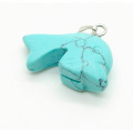 Dolphin Shape Turquoise pendant