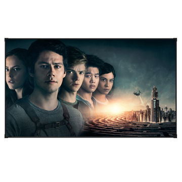 90 Inch 16:9 High Gain ALR Projection Screen for Home Cinema Long Throw Projector