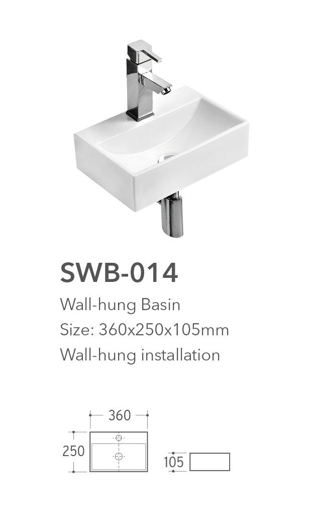 Pakistan Plasterboard Parryware Wall Hung Basin Price, High Quality