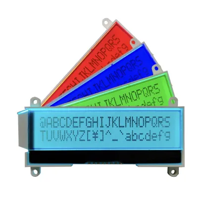 RGB Background Liquid Crystal Display (LCD) 20x2 Character Display Modules - 2002 Series