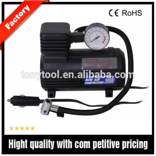 Efficient 12v Electric Car Tyre Air Pump 250psi Air Inflation