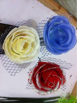 Artificial Flower, Hand Made Flower, Cloth Flower (JA-0404)