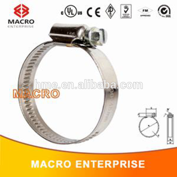 stainless steel German type hose clamps with band width 9mm or 12mm