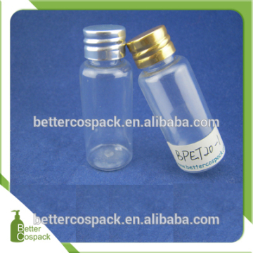 20ml clear color PET bottle cosmetic packing litter container hair oil bottle