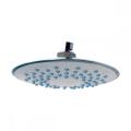 Round ABS rainfall overhead shower with self-clean silicone