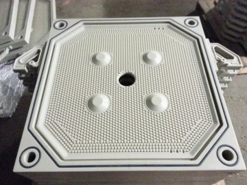 Recessed Type Filter Press Plate on Filter Press