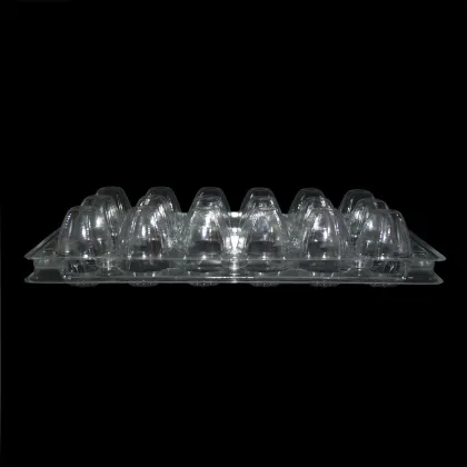 18 Pack PVC Quail Eggs Tray - 18 Holes Plastic Bilter Package
