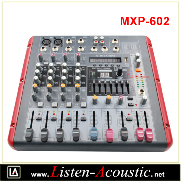 MXP-602 Professional Mini 6 Channels Studio Mixer
