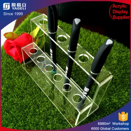 Manufacturer in China colorful acrylic pen holder
