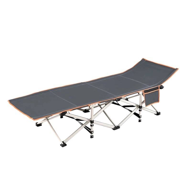 Letto di lettino pieghevole pieghevole a cornice in metallo leggero